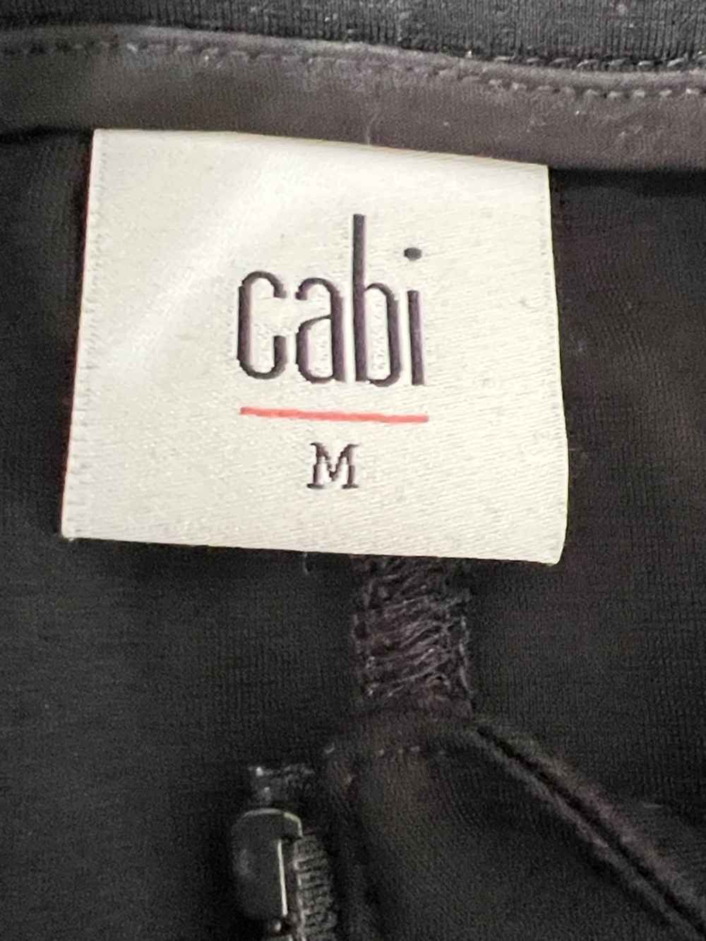CABI Chance Bomber Jacket Full Zip Black Sz M #3731 EUC - Picture 6 of 7